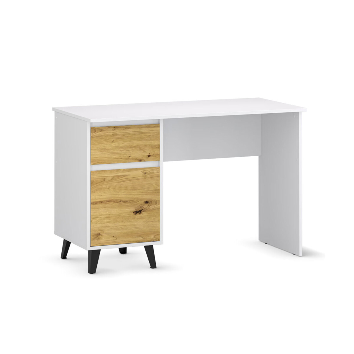 

Psací stůl BORG 1d1s/120 bílý / dub artisan