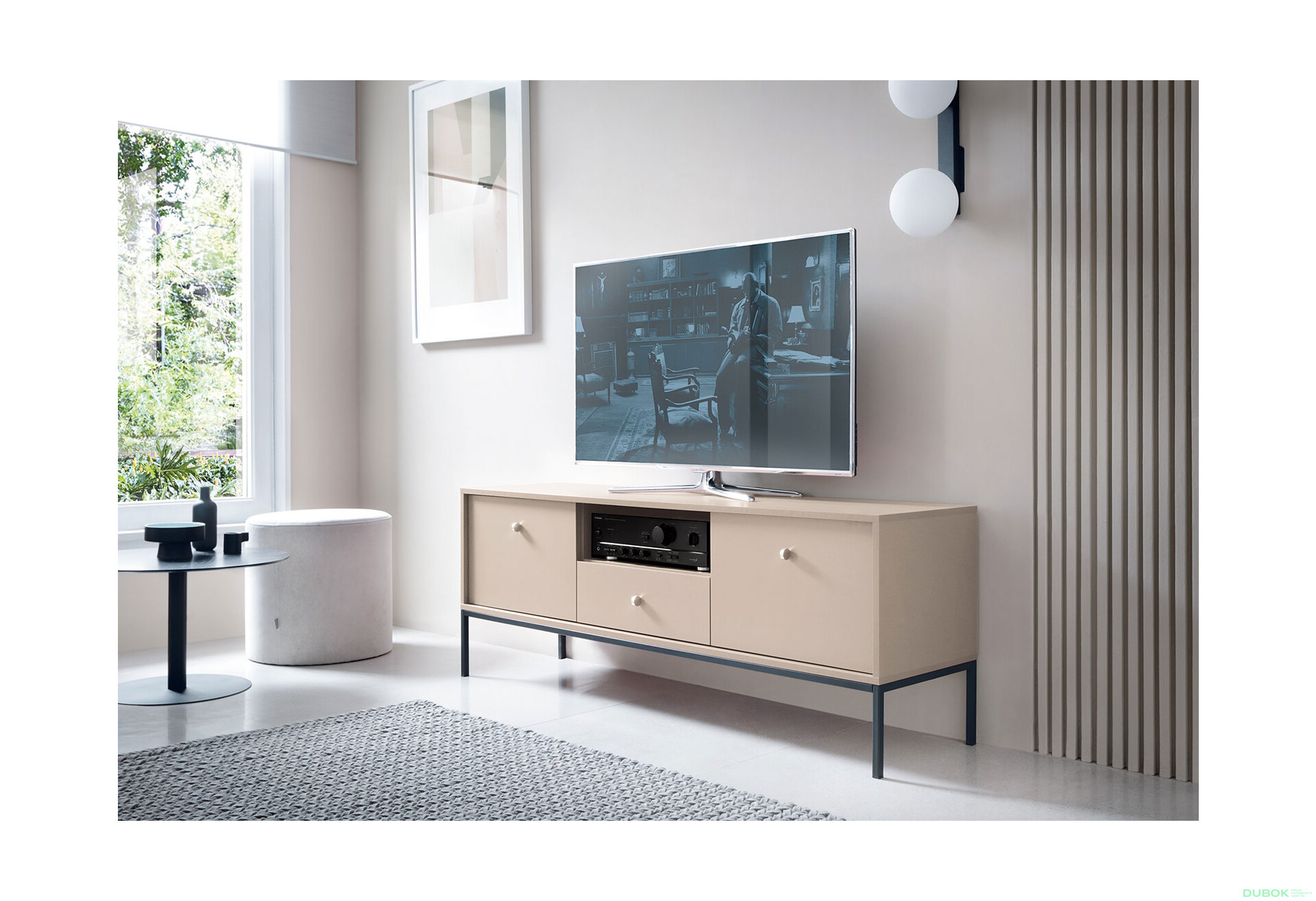 Fotografie 6 - TV stolek MRTV154 Mono pískově béž