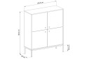 Komoda MK104 Mono pískově béž - Fotografie 8 Fotografie 8 - Komoda MK104 Mono pískově béž