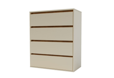 Komoda Idea K 1000/800/4š satén / dub kraft zlatý