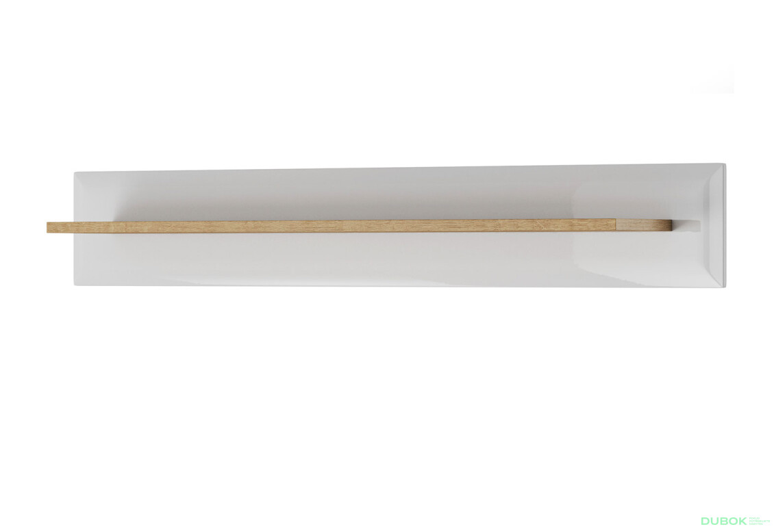 Police P107 Nordi bílá / bílý lesk - Fotografie 1 Fotografie 1 - Police P107 Nordi bílá / bílý lesk