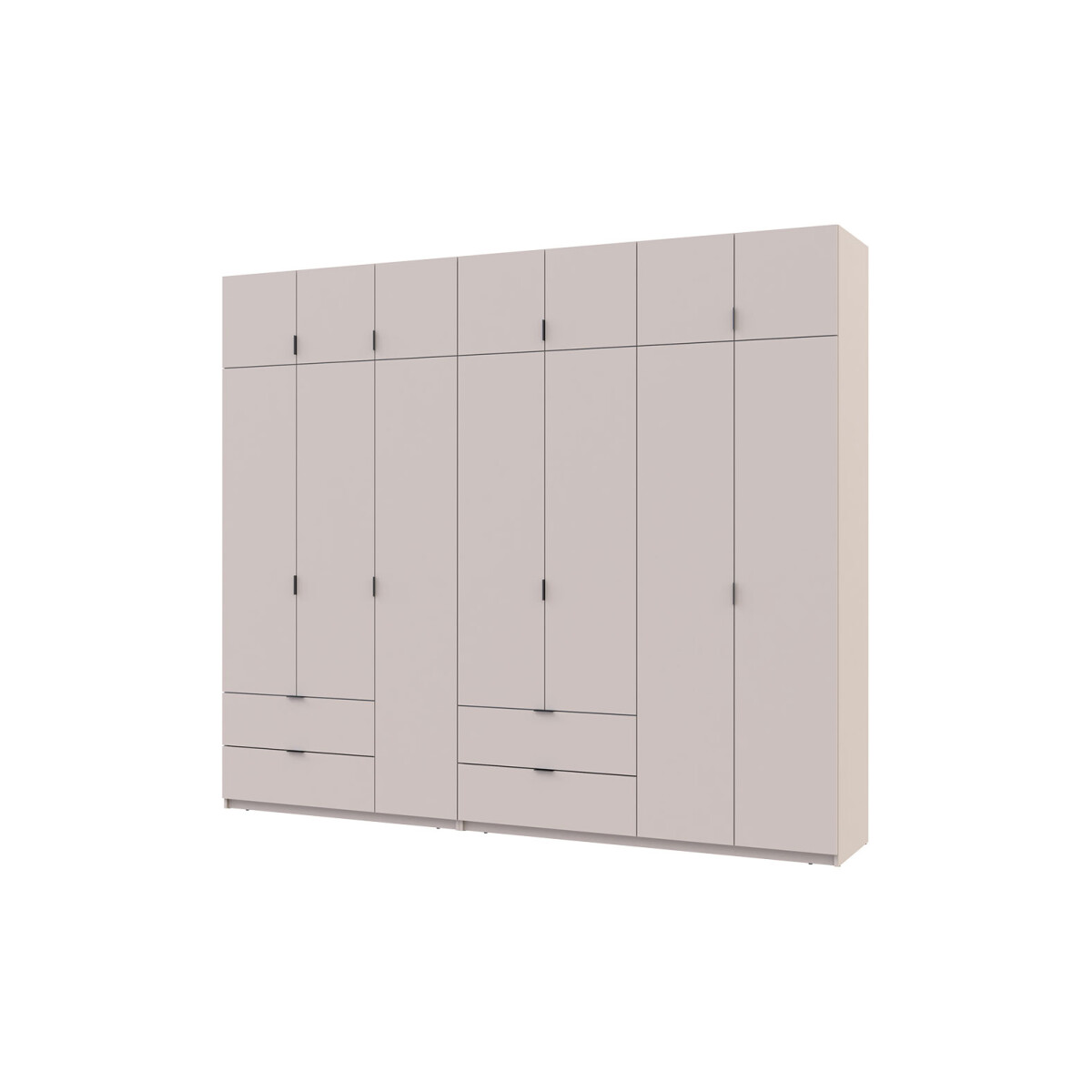 

Skříň Lukas 3+4 DT 280 kašmír