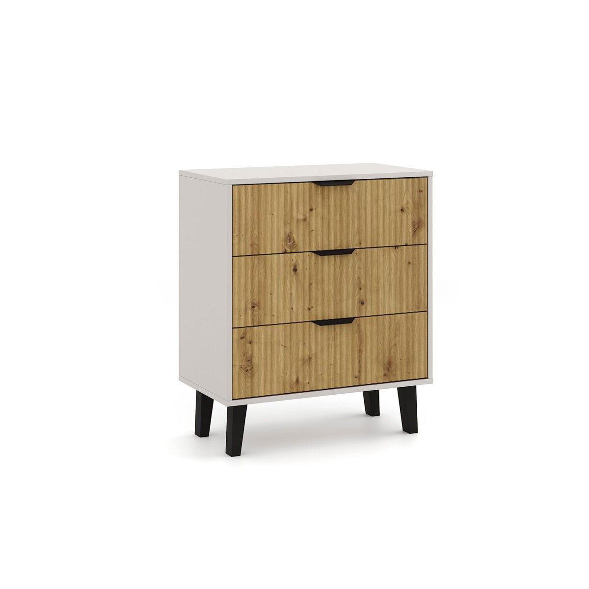 Komoda Borg Duo 3Š kašmír / dub artisan (obrázek 3)