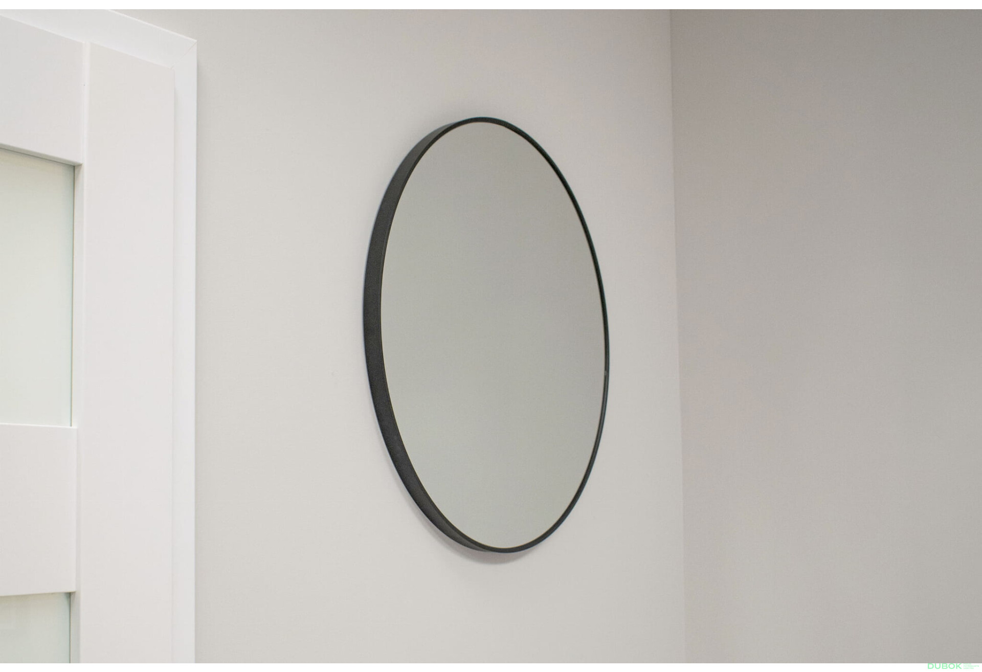 Fotografie 6 - Zrcadlo 70cm černý rám