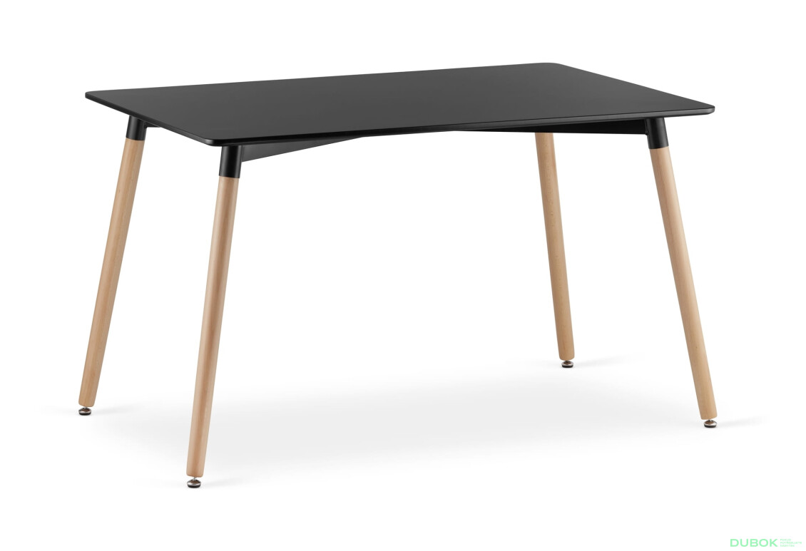 Stůl ADRIA 120cm x 80cm - černý