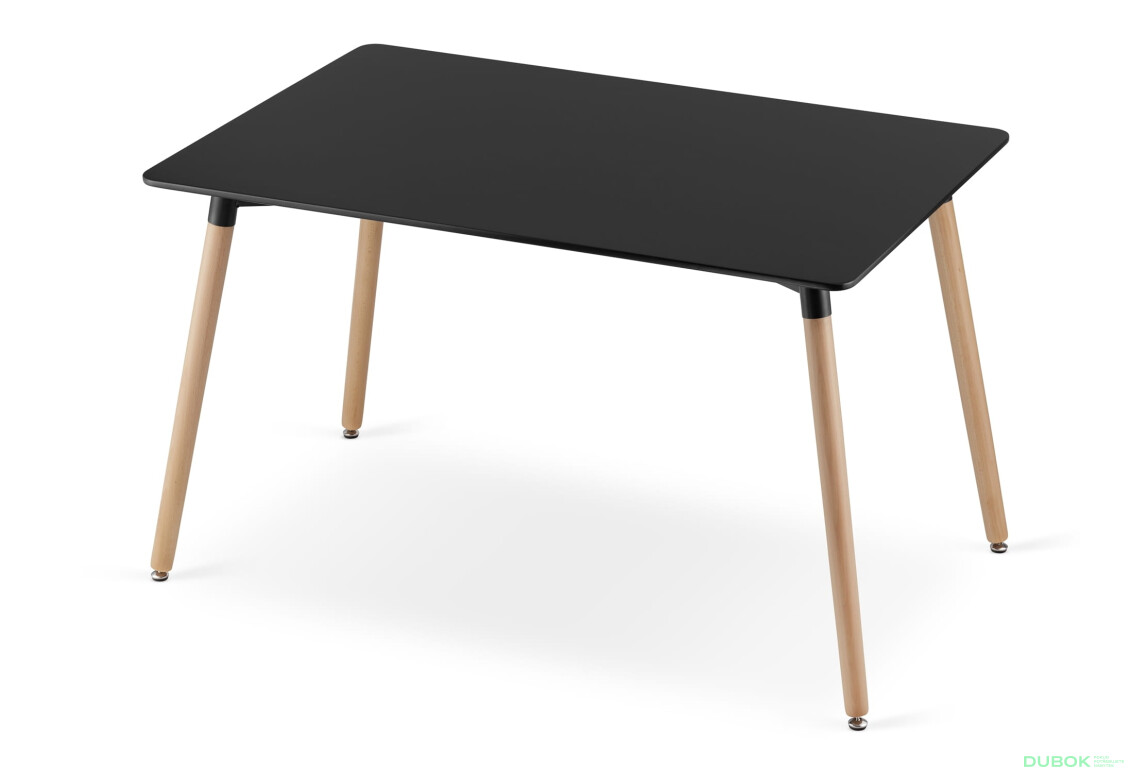 Fotografie 5 - Stůl ADRIA 120cm x 80cm - černý