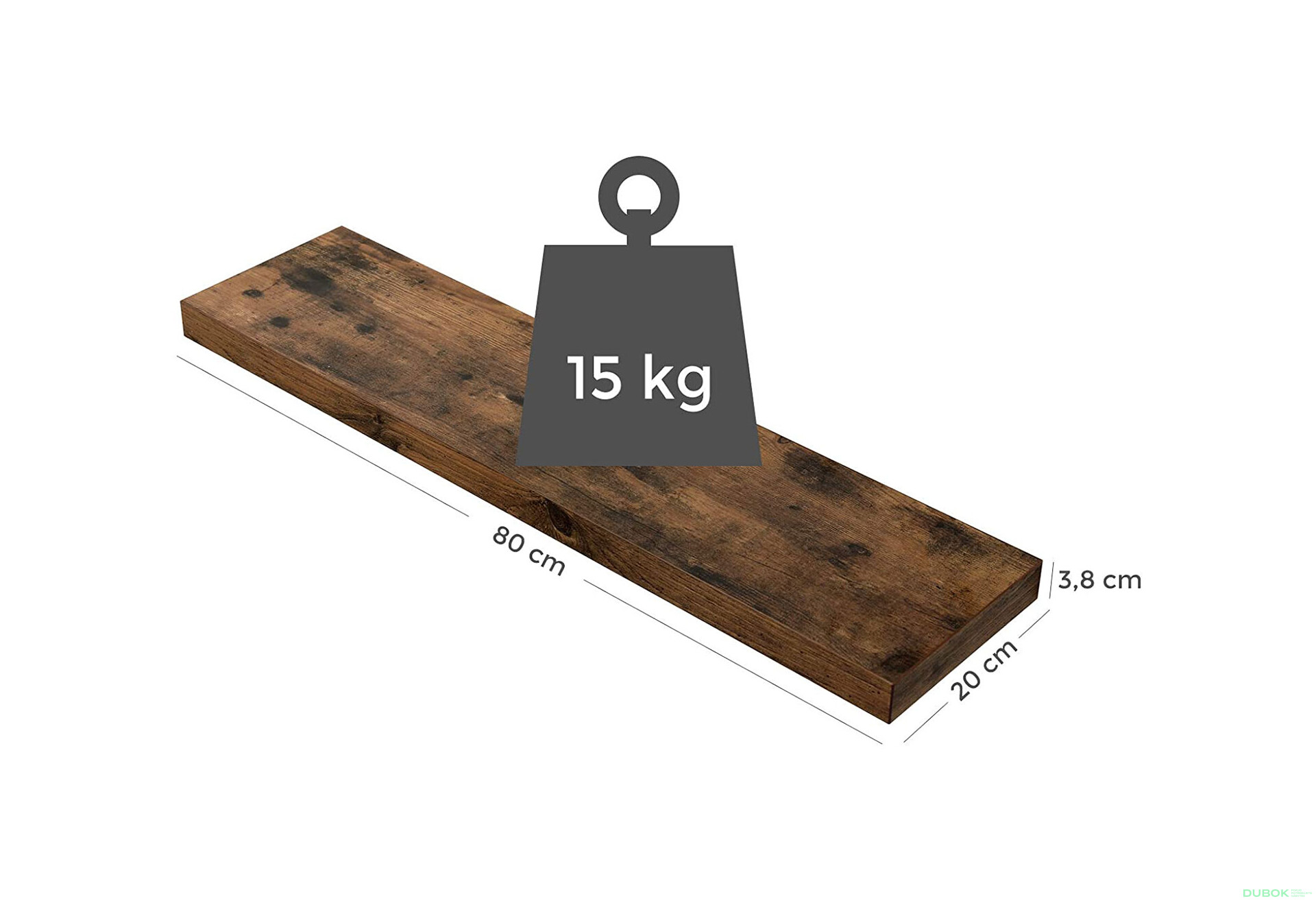 Fotografie 6 - Polička 80cm - LWS28BX