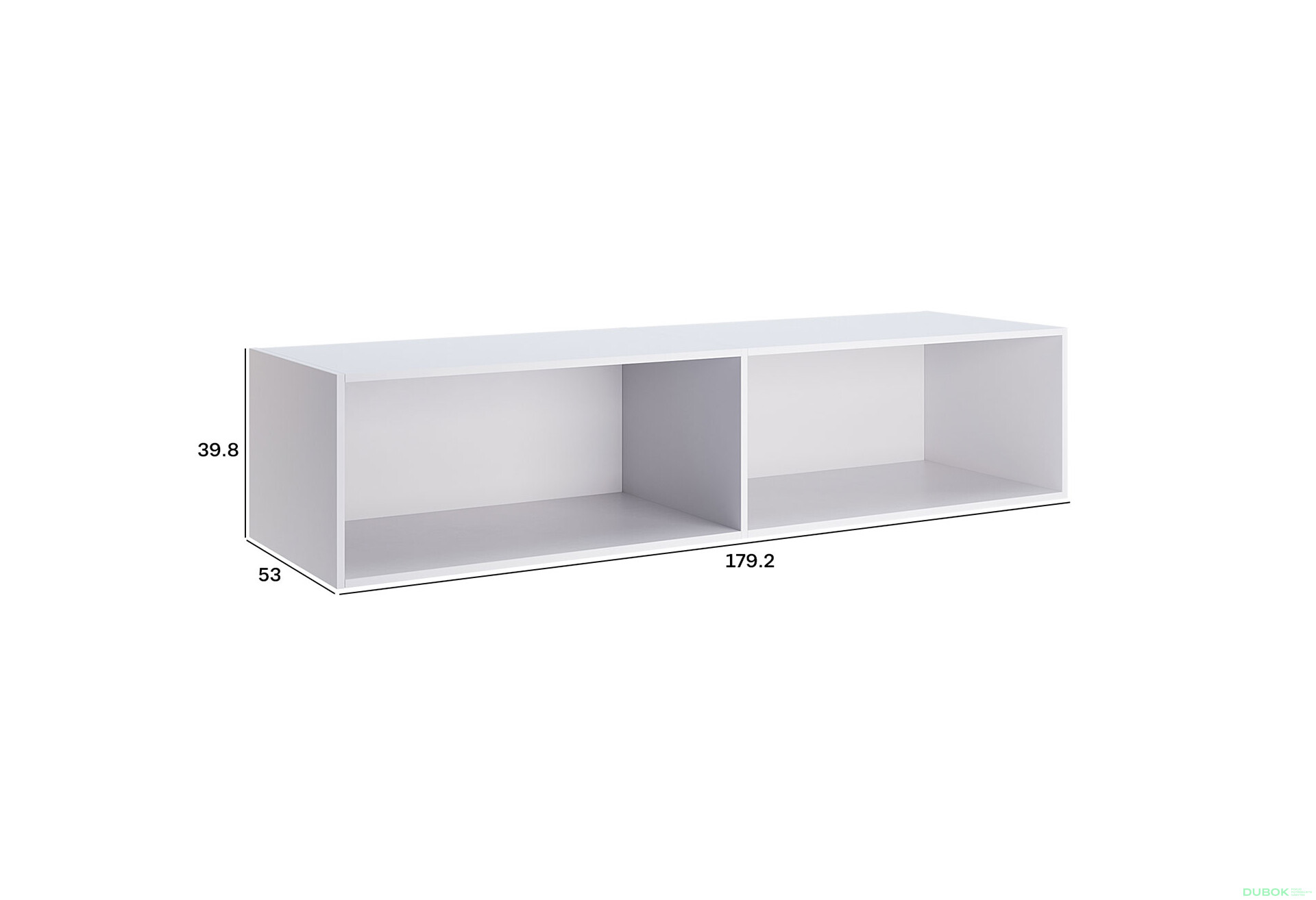 Korpus Nástavec na skříň 4dv Bílý lesk Idea - Fotografie 2 Fotografie 2 - Korpus Nástavec na skříň 4dv Bílý lesk Idea