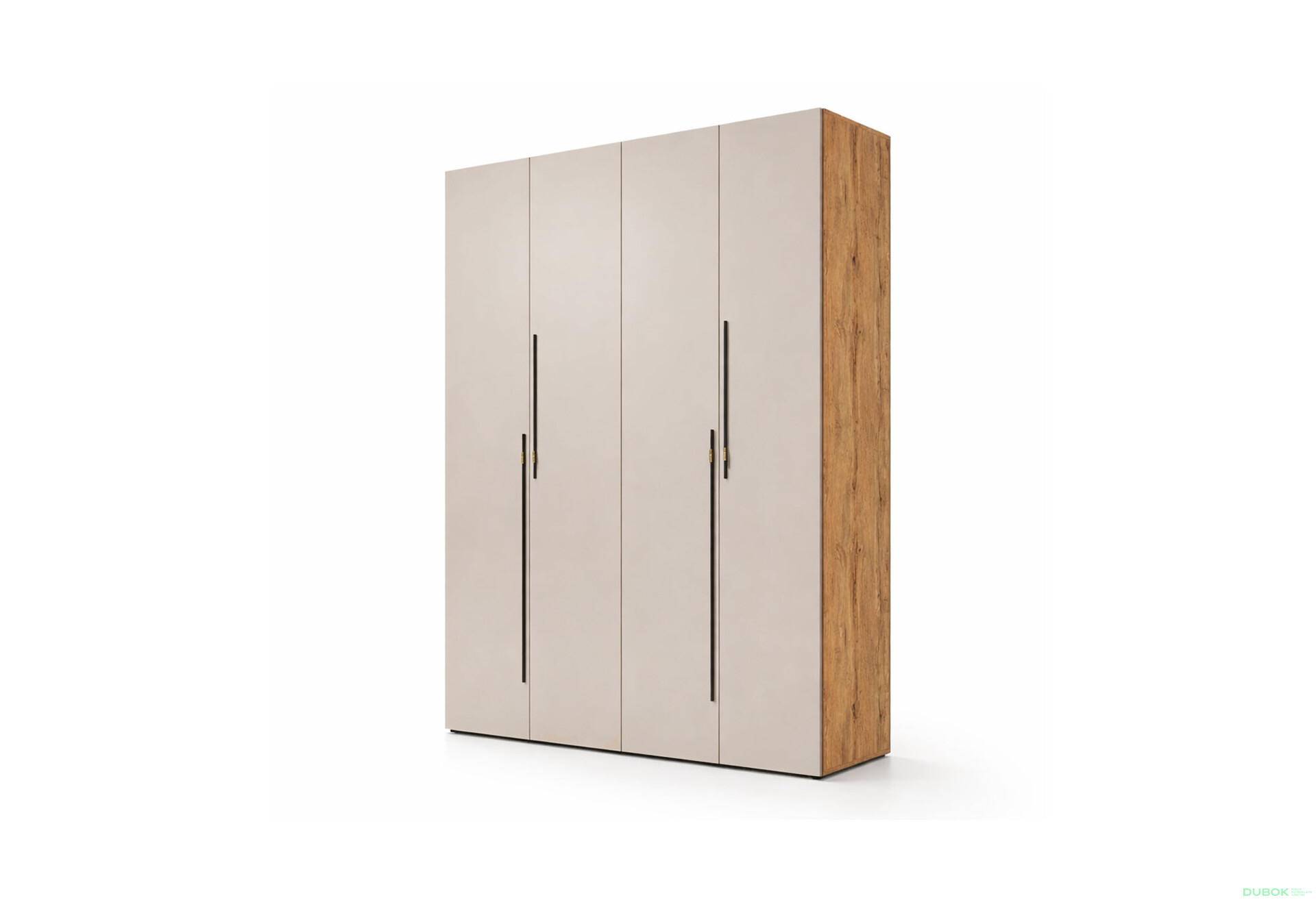 Fotografie 1 - Skříň 4D 160 cm dub appalačský / kašmír Space