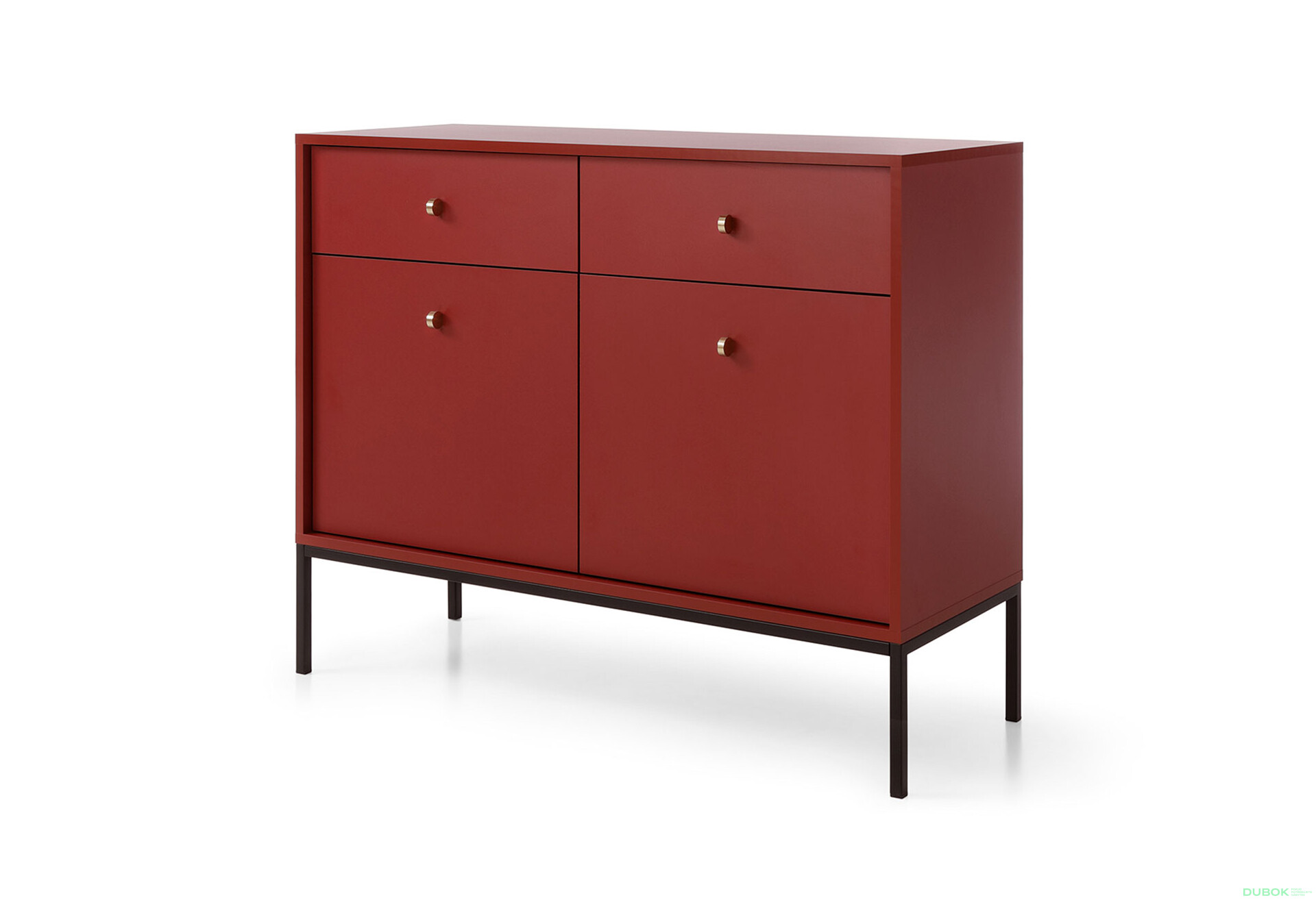 Fotografie 1 - Komoda MKSZ104 Mono bordo
