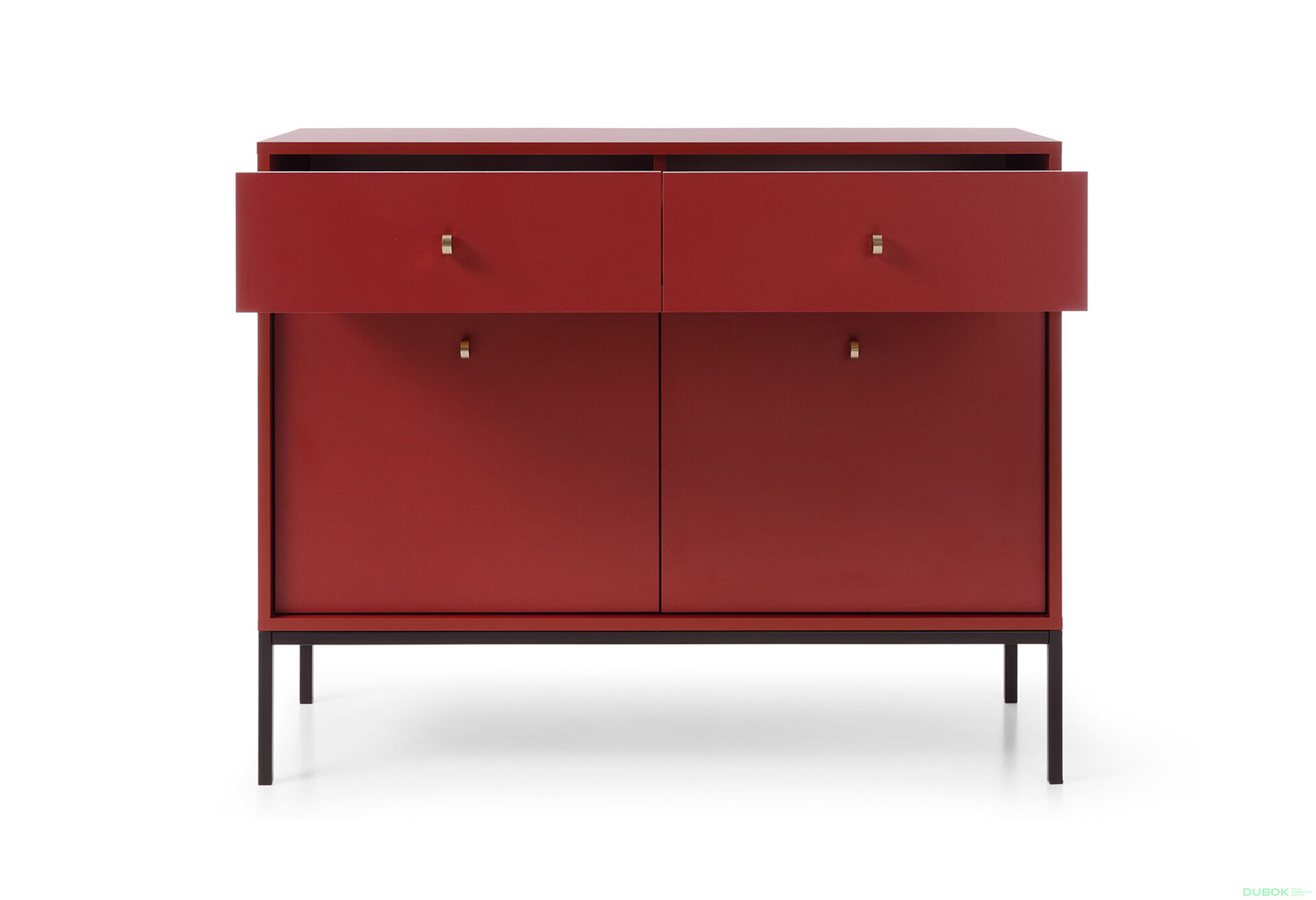 Fotografie 3 - Komoda MKSZ104 Mono bordo