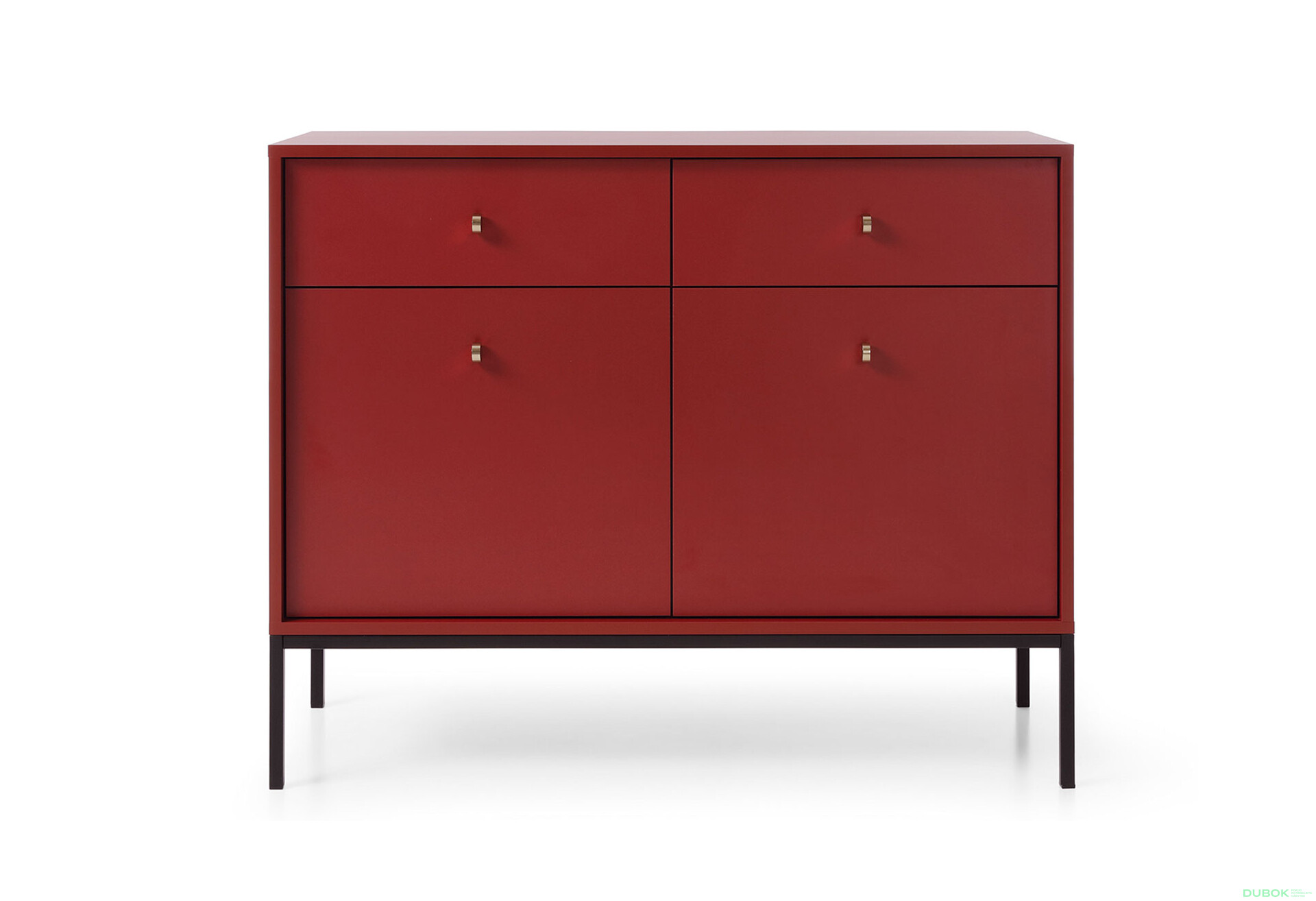 Fotografie 2 - Komoda MKSZ104 Mono bordo