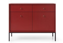 Fotografie 2 - Komoda MKSZ104 Mono bordo