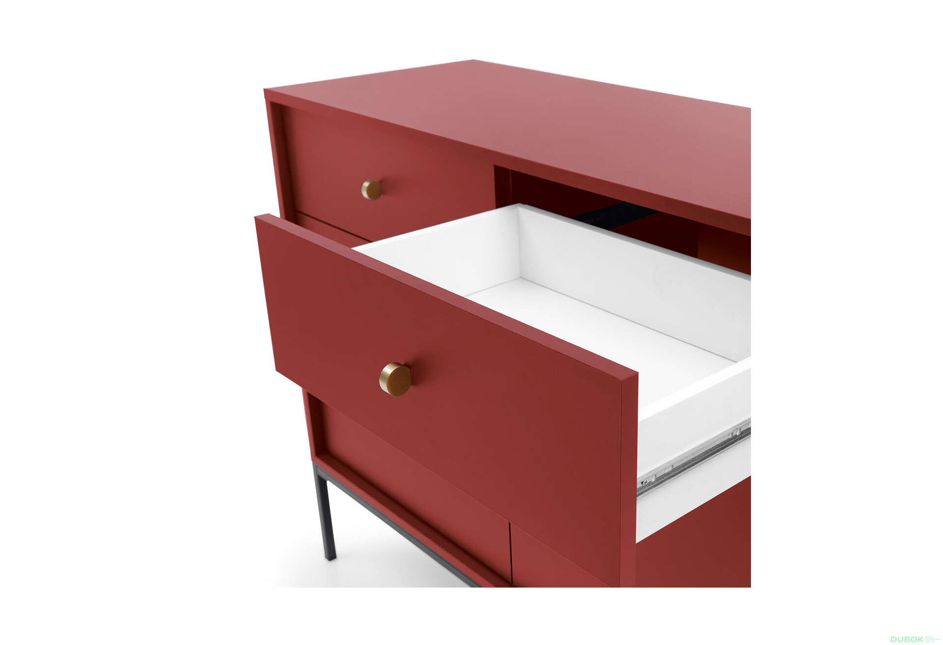 Fotografie 4 - Komoda MKSZ104 Mono bordo