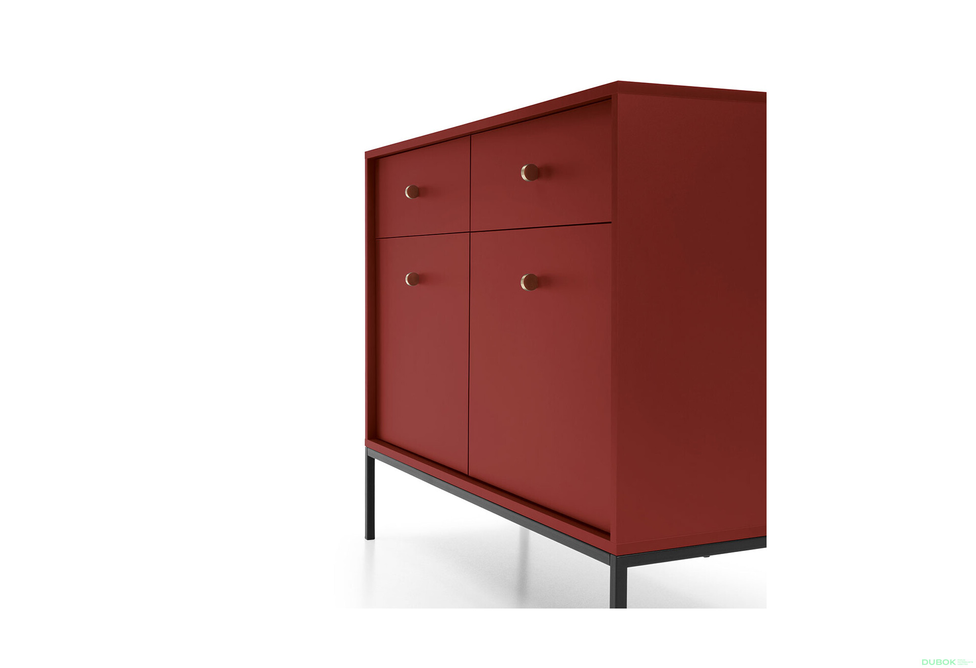 Fotografie 6 - Komoda MKSZ104 Mono bordo