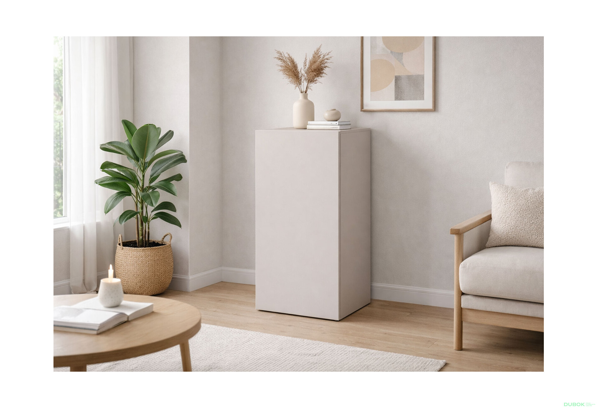 Fotografie 2 - Komoda 1D 40 cm kašmírová Space