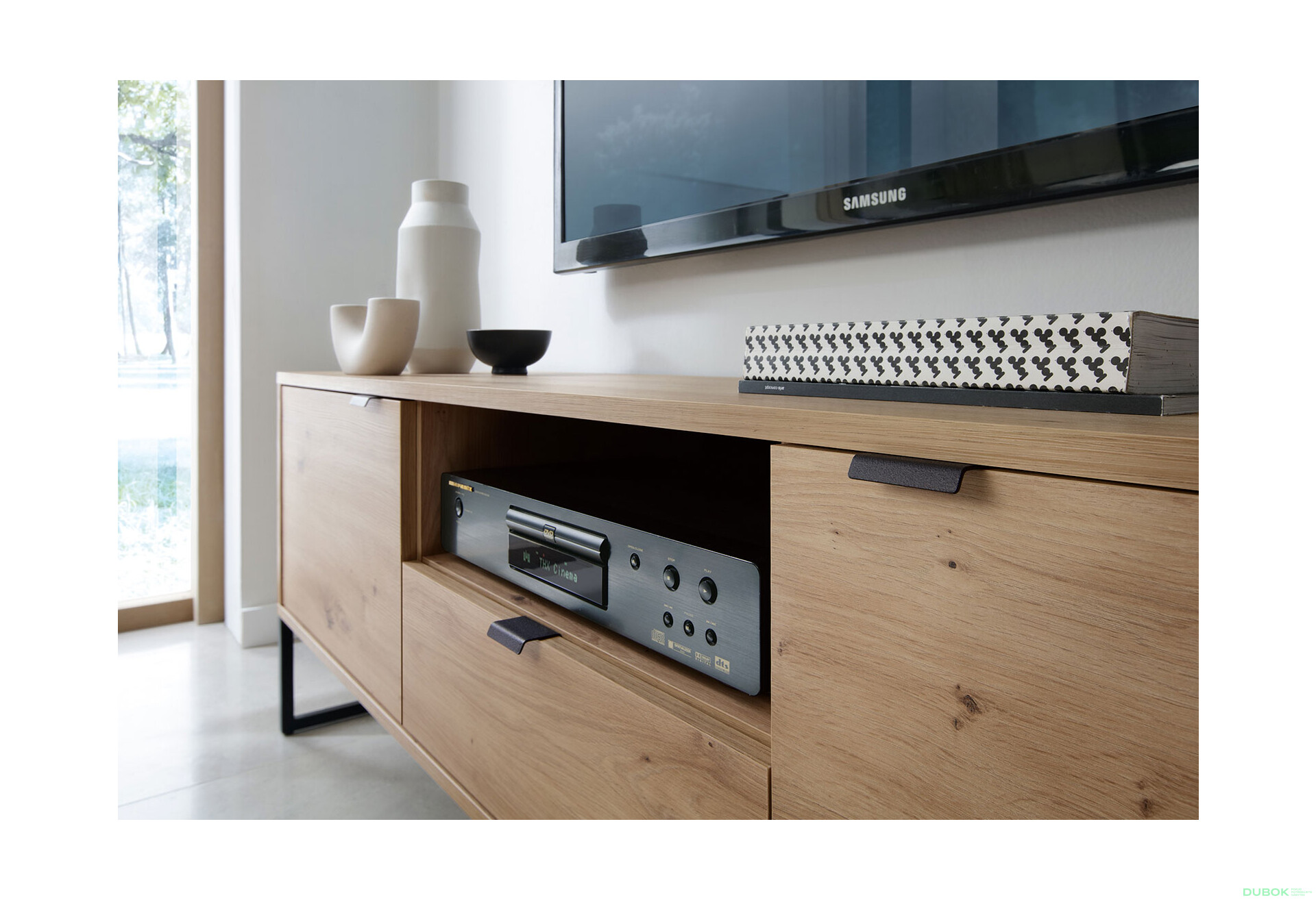 Fotografie 5 - TV stolek ARTV153 dub artisan Amber