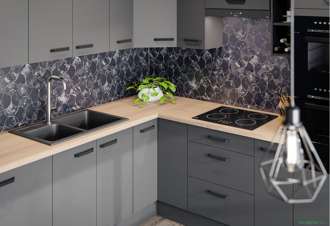 Fotografie 3 - Modulární kuchyně Nessa antracit