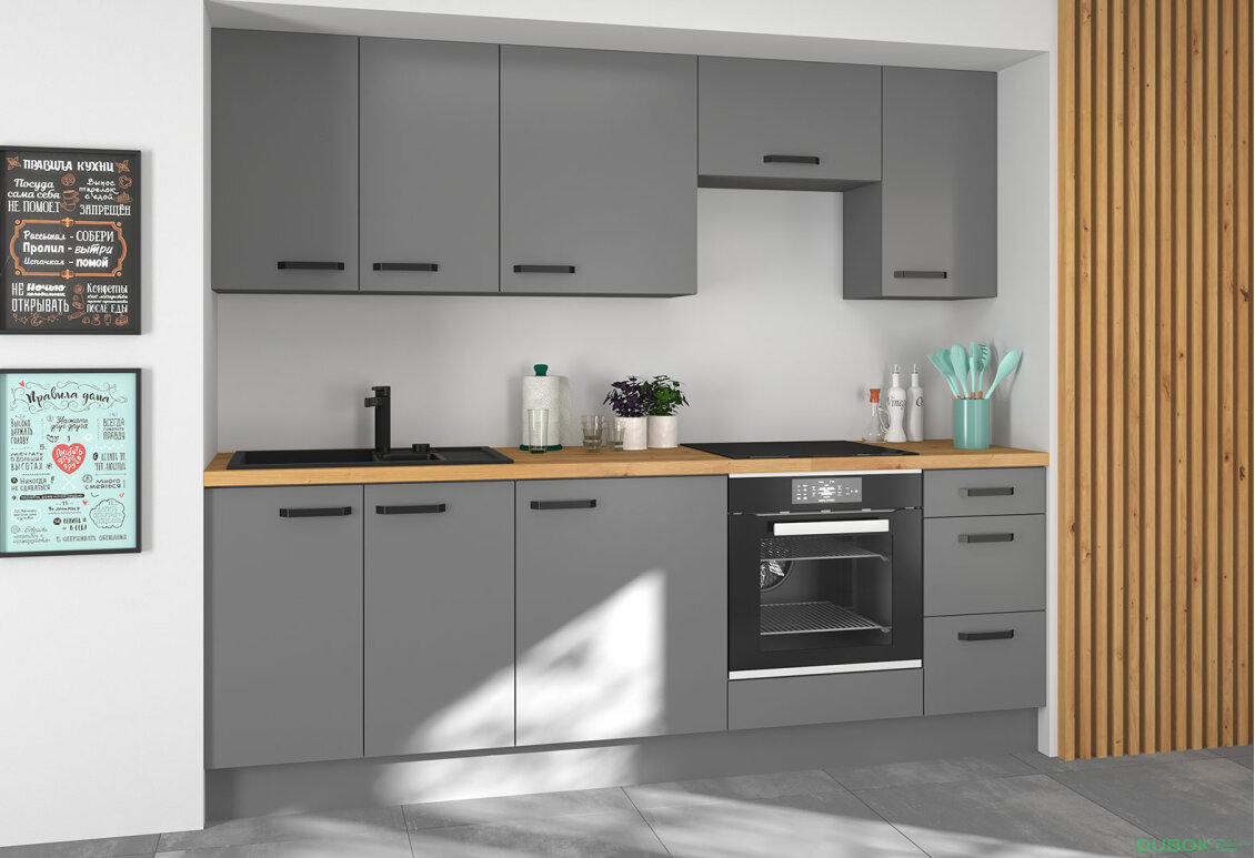 Fotografie 4 - Modulární kuchyně Nessa antracit