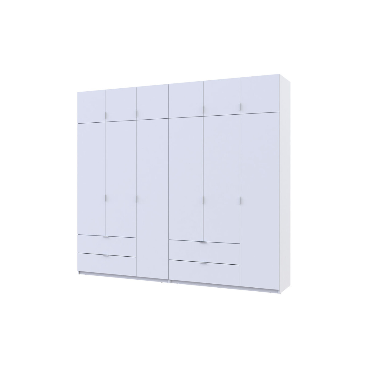 

Skříň Lukas 3+3 DT 270 bílá