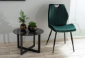 Fotografie 6 - Židle Arco Velvet zelený Bluvel 78, matná černá kov