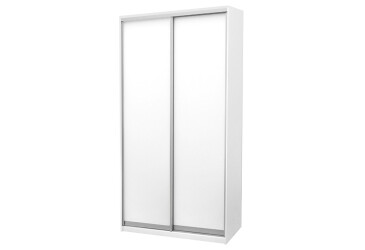 Skříň 2D 1200x600x2400, 2 DTD, bílá