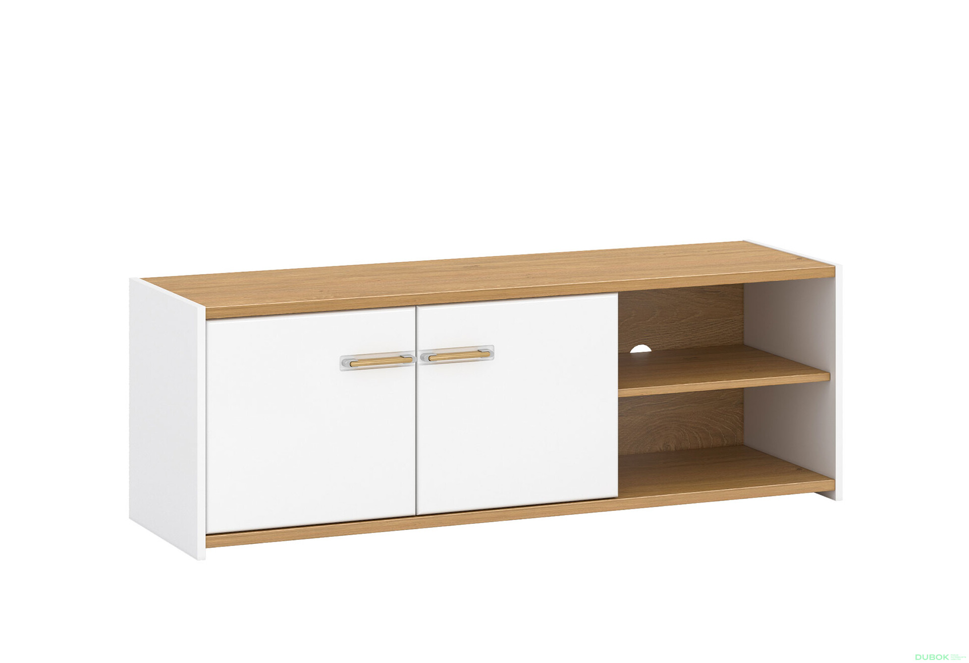 Fotografie 1 - TV stolek 2d/140 bílý mat Adam