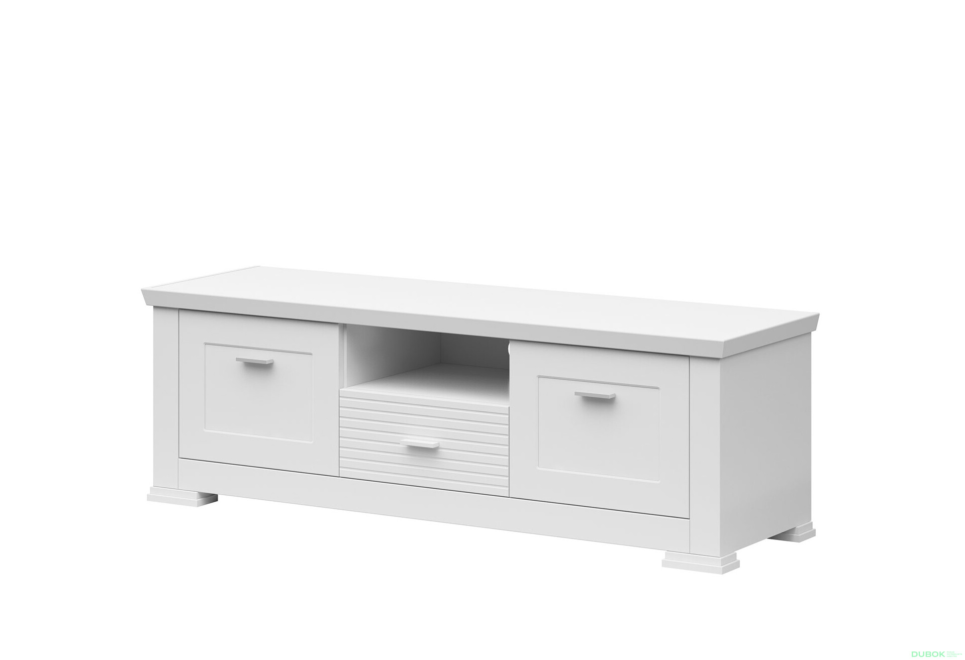 Fotografie 1 - TV stolek 2d1s/150 bílý Agnes