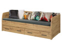 Fotografie 1 - Postel 2s/90x200 s roštem dub artisan Ayson