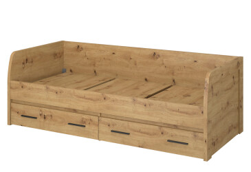 Postel 2s/90x200 s roštem dub artisan Ayson