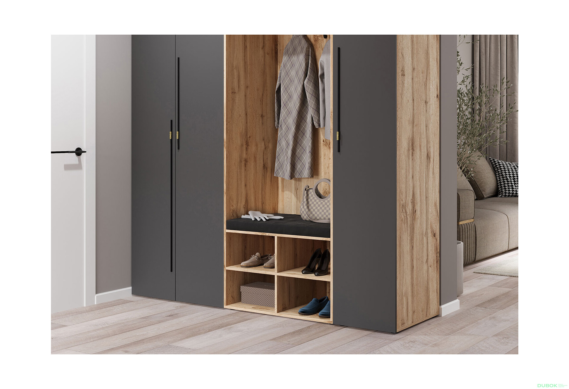 Fotografie 2 - Polštář do předsíně Space