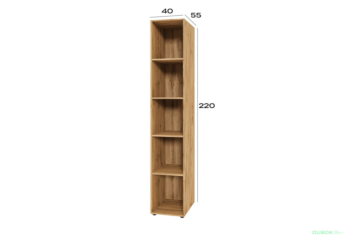 Fotografie 2 - Korpus modul 3 (h-2200*400) dub apalačský Space