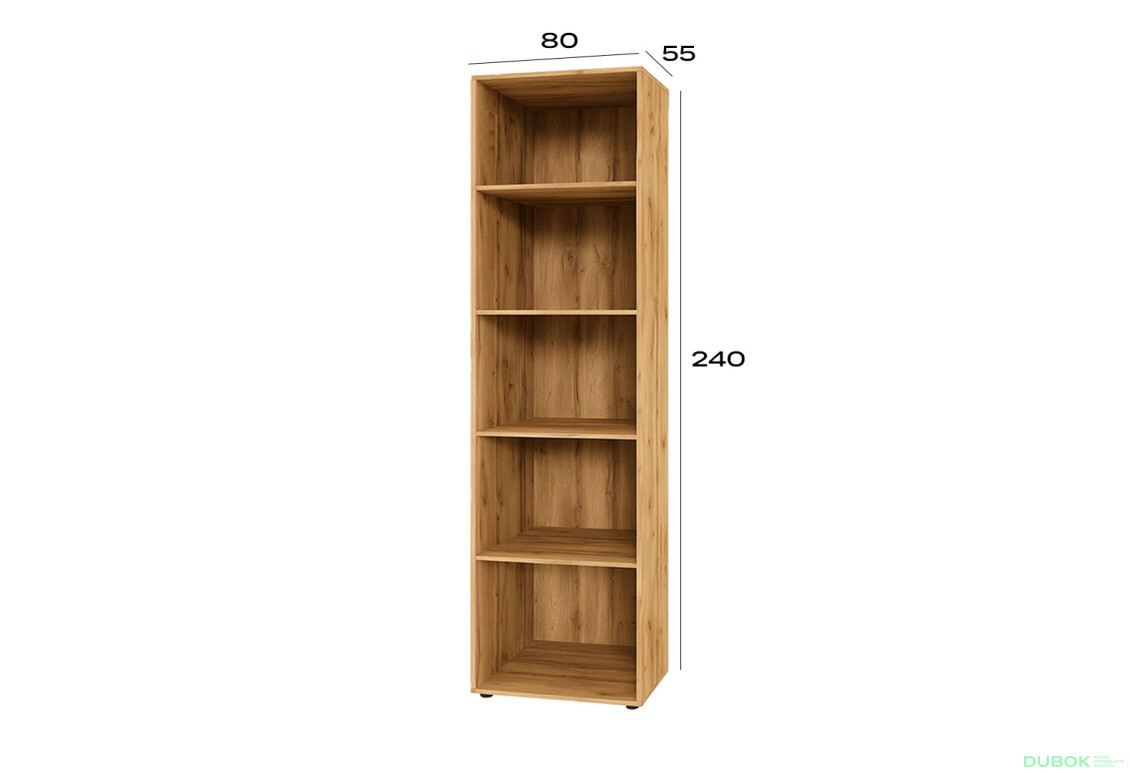 Fotografie 2 - Korpus modul 3 (h-2400*800) dub apalačský Space