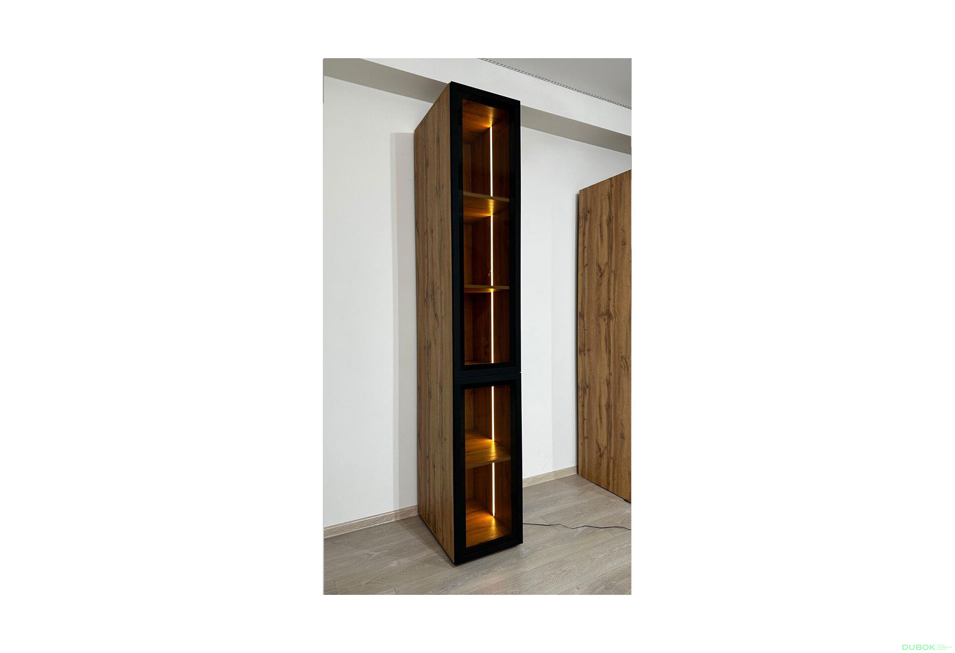 Fotografie 4 - Modul s osvětlením (v-2200*400) dub apalačský Space