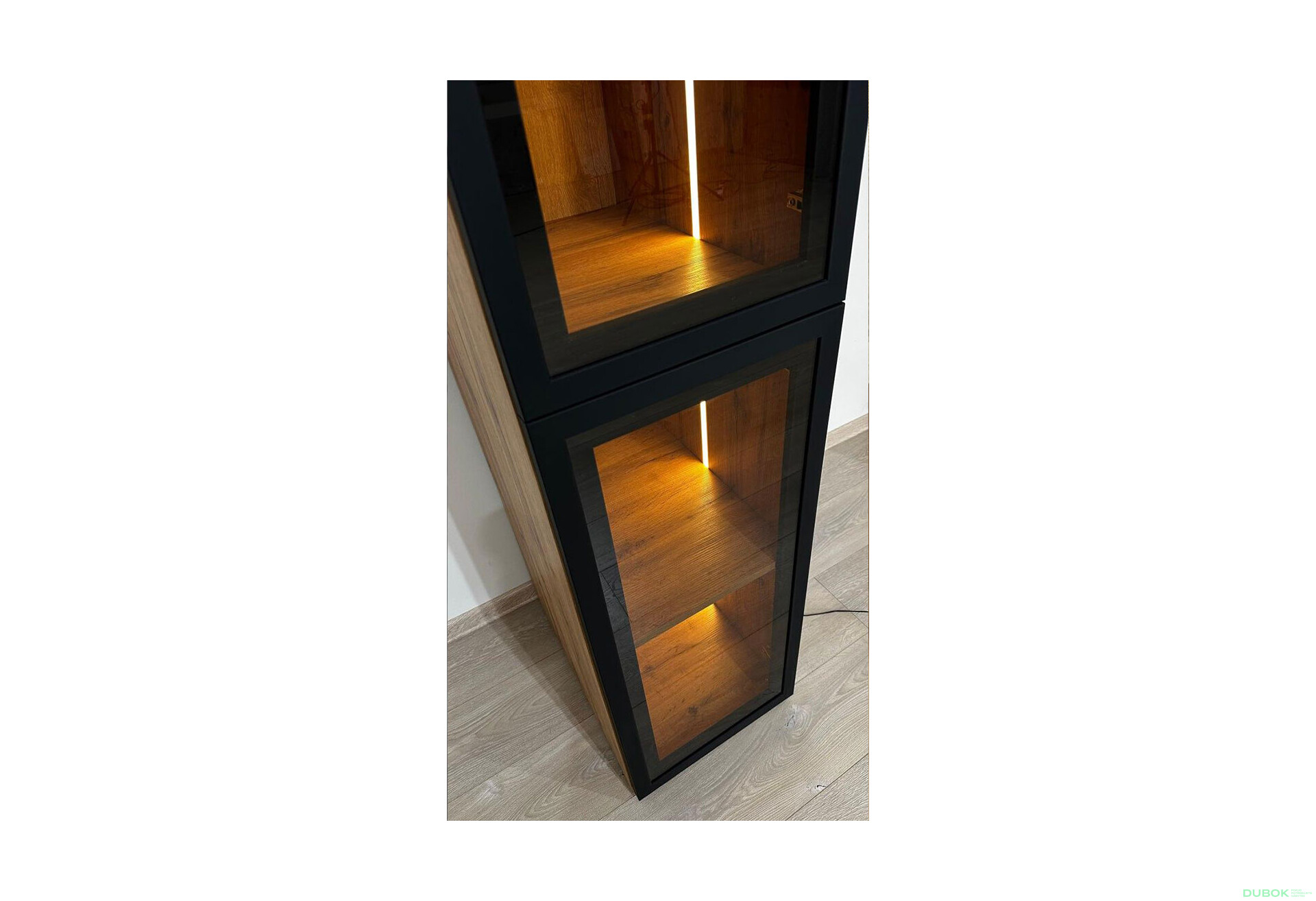 Fotografie 9 - Modul s osvětlením (v-2200*400) dub apalačský Space