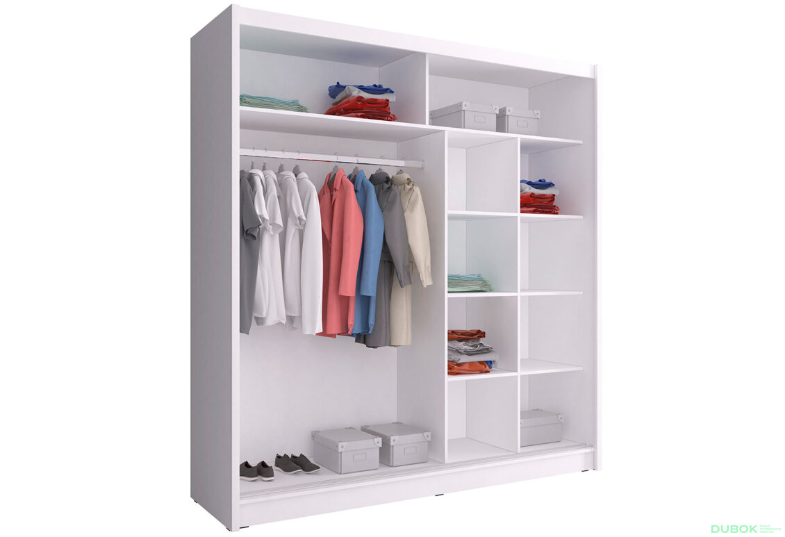 Fotografie 2 - Skříň Maja VI 200 bílý