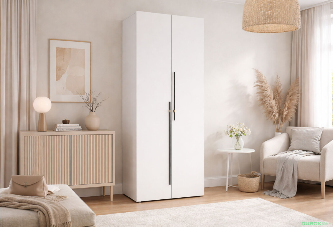 Fotografie 2 - Skříň 2D 80 cm nymphaea alba Space