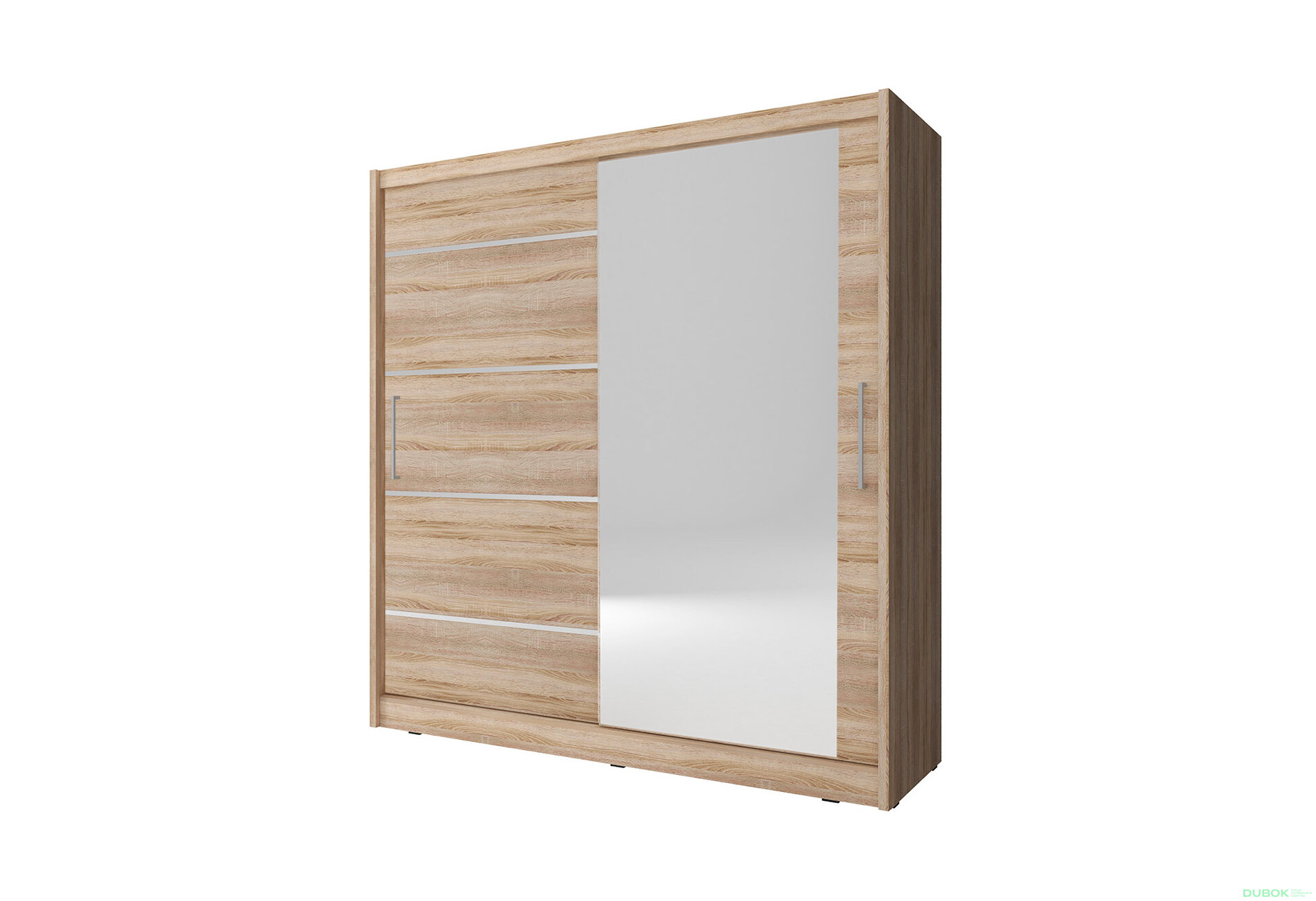 Fotografie 1 - Skříň Maja I ALU 200 dub sonoma