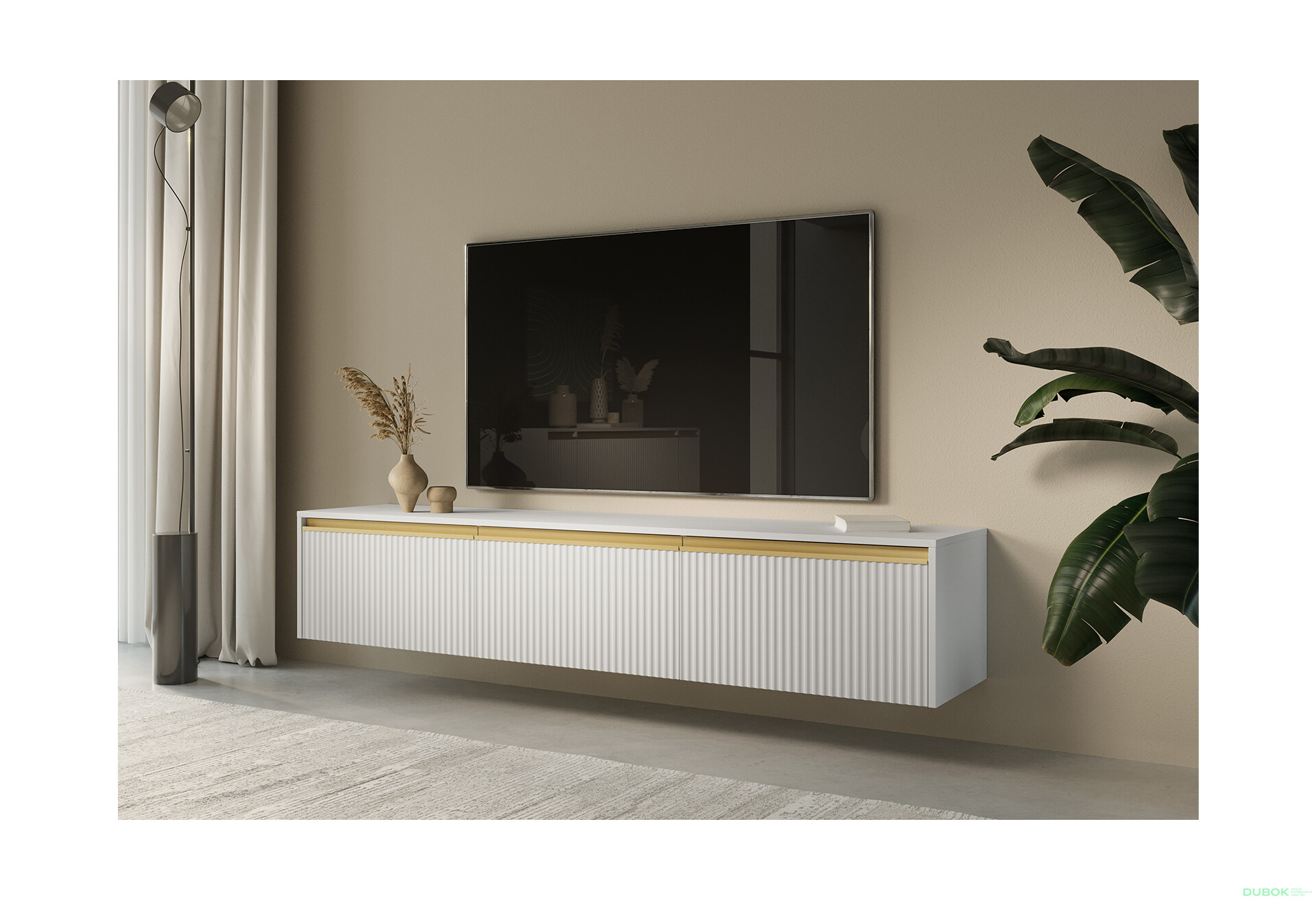 Fotografie 4 - TV stolek RTV-180 bílý Royal