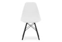 Fotografie 2 - Židle OSAKA bílá / nohy černé x 1