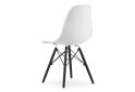 Fotografie 5 - Židle OSAKA bílá / nohy černé x 1
