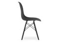 Fotografie 3 - Židle OSAKA černá / nohy černé x 1