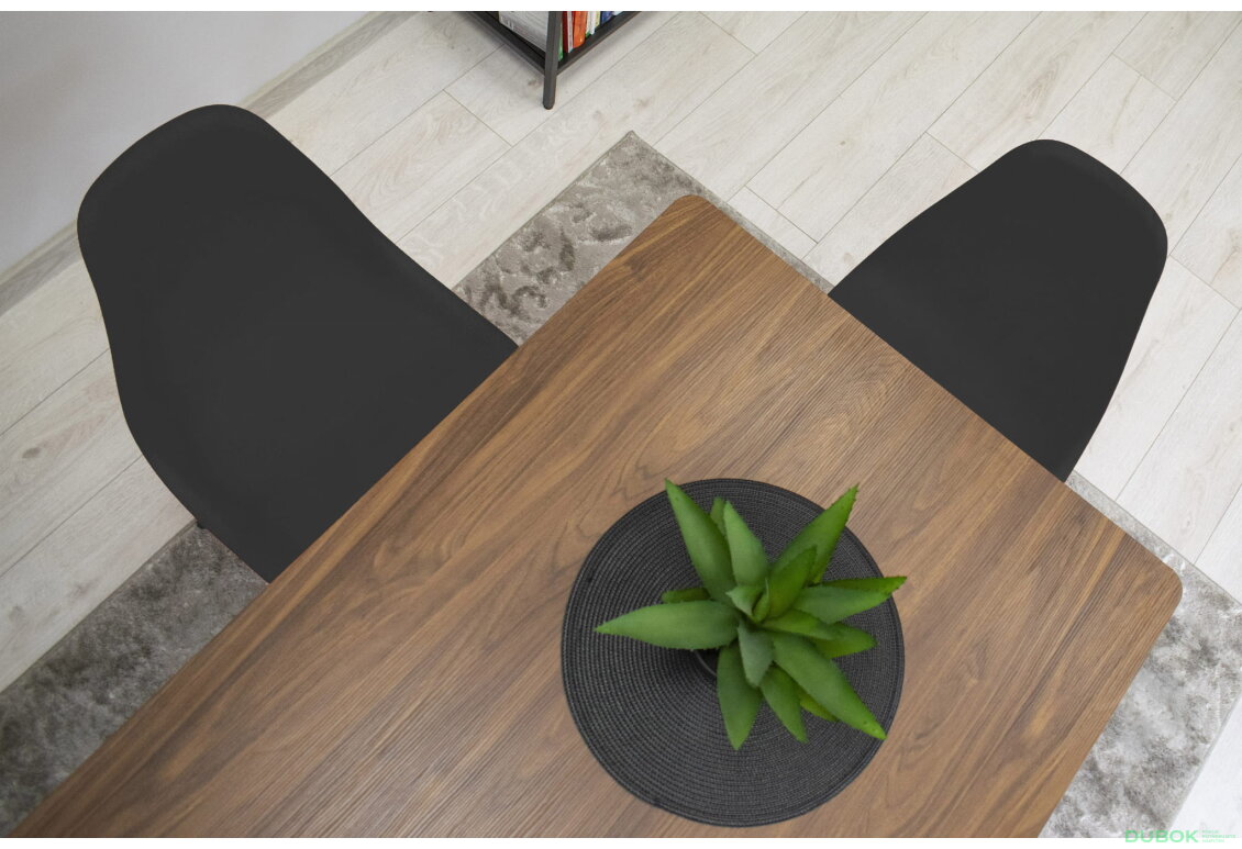 Fotografie 8 - Židle OSAKA černá / nohy černé x 1