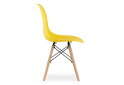Fotografie 3 - Židle OSAKA žlutá / nohy přírodní x 1