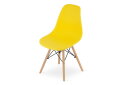Fotografie 4 - Židle OSAKA žlutá / nohy přírodní x 1