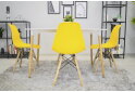 Fotografie 10 - Židle OSAKA žlutá / nohy přírodní x 1