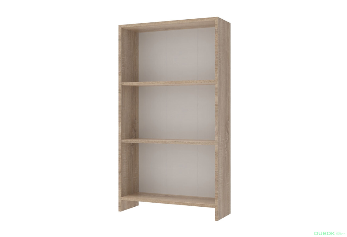 Regál malý dub sonoma 61x22x113 - Fotografie 1 Fotografie 1 - Regál malý dub sonoma 61x22x113