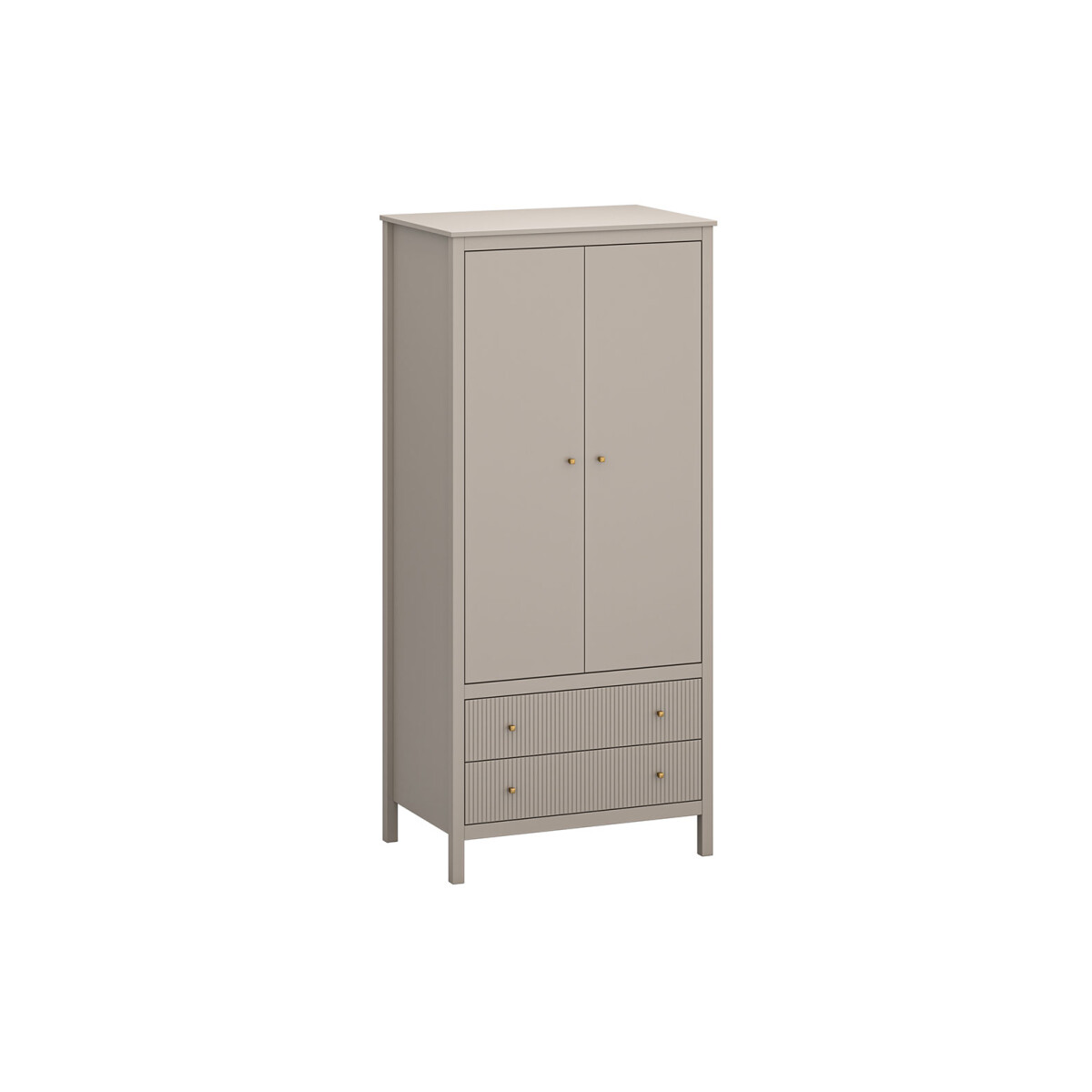

Skříň dvoudveřová se zásuvkami Kleo 91x201x61 cm Taupe
