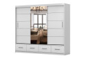 Fotografie 1 - Skříň Florence 3D 250 bílý mat