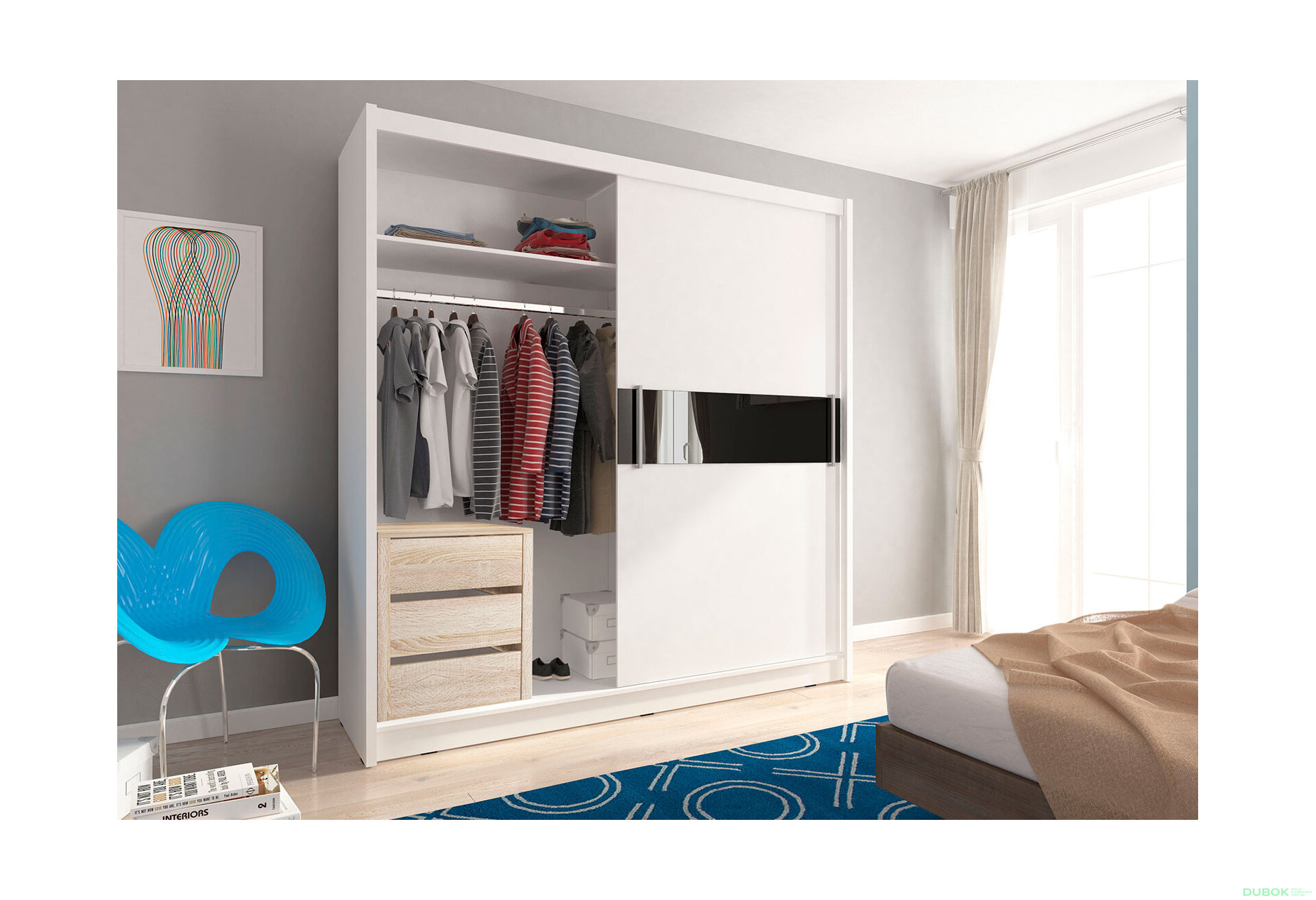 Fotografie 2 - Zásuvky do skříně dub sonoma